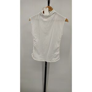 Quince White Sleeveless Top